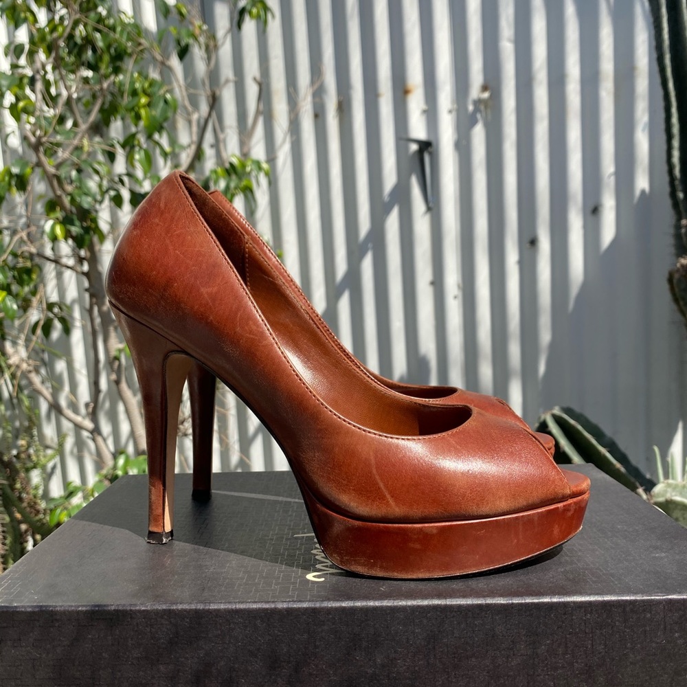 Cole Haan “Mariela” Heels in Dark Woodbury